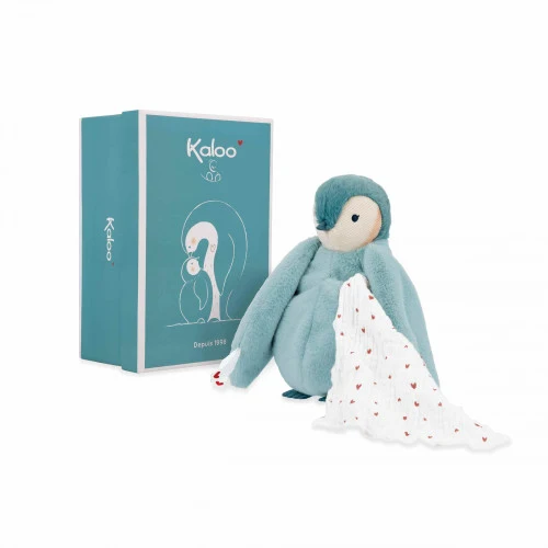 Kaloo - Peluche à bisous - Manchot vert - 👶Naissance+
