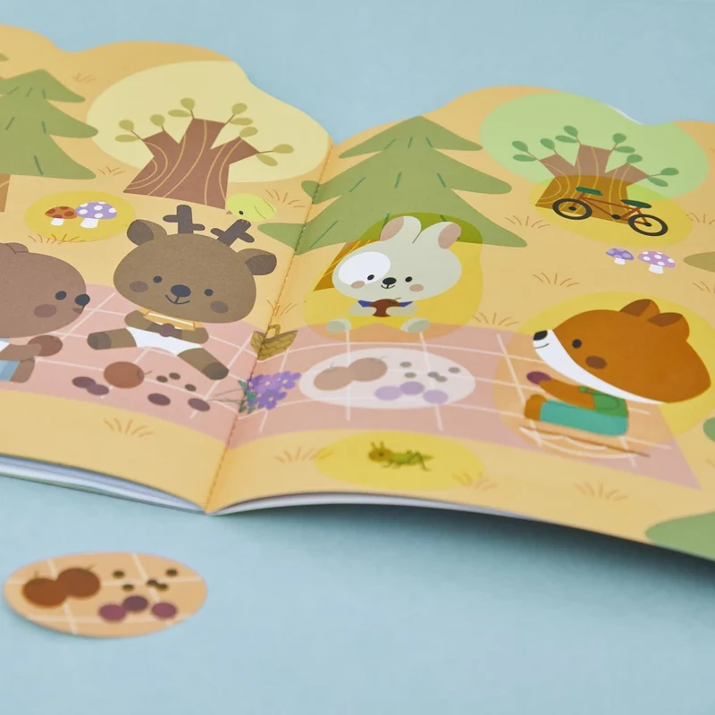 Janod - Cahier de stickers - La fôret - 18 mois+