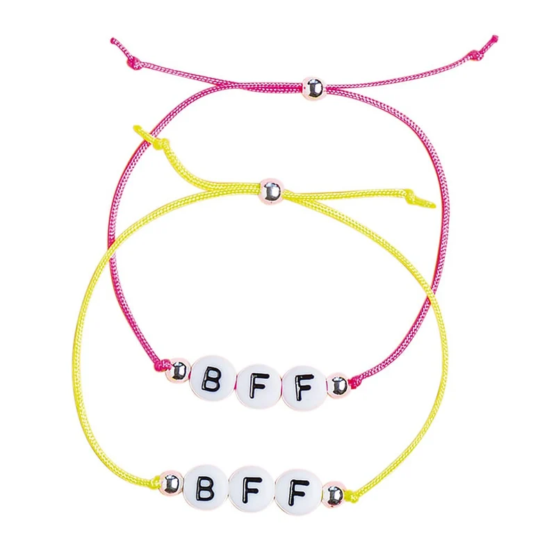 Janod - 13 Bracelets de l'amitié à crée - Kit créatif - 6 ans+