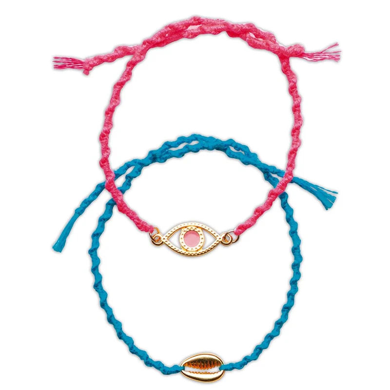 Janod - 13 Bracelets de l'amitié à crée - Kit créatif - 6 ans+