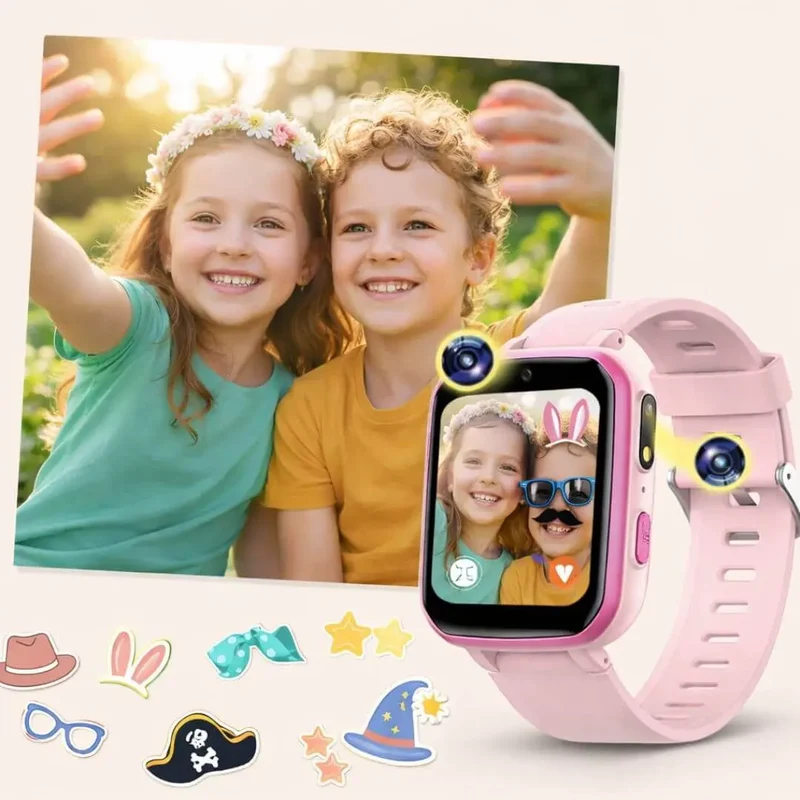 Montre Enfant avec Caméra HD – Jeux Éducatifs & Photos Amusantes