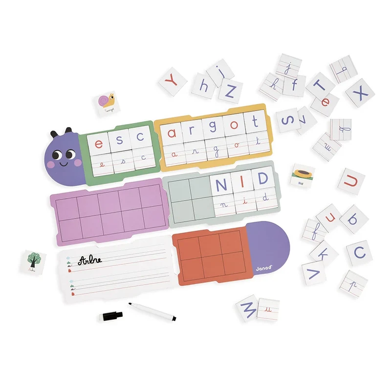 Janod - Apprendre à écrire avec la Chenille 🧒4 ans+