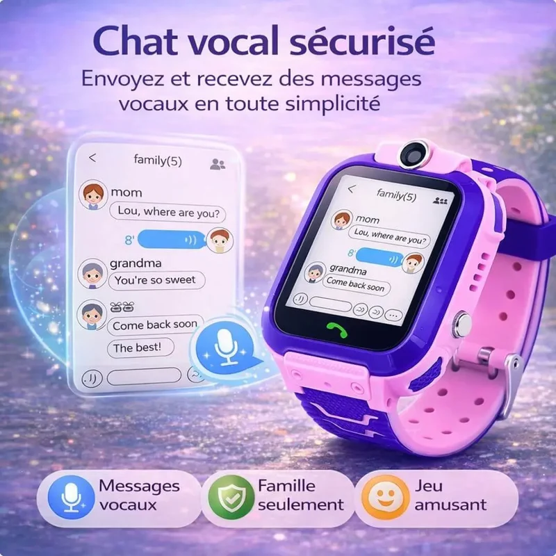 Montre Connectée Enfant SOS & Localisation