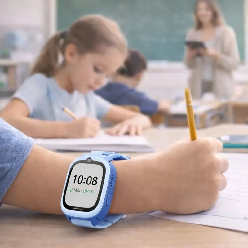 Montre 4G Enfant GPS HD – Appels Vidéo, SOS & Étanche IPX7