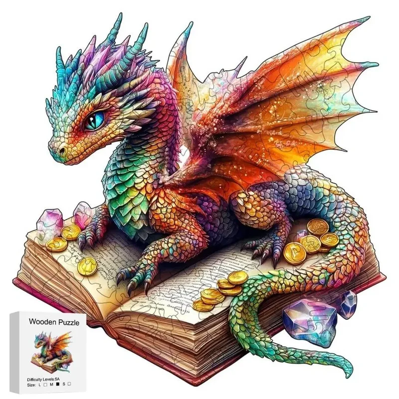 Puzzle Bois Dragon Magique – Dragonia™