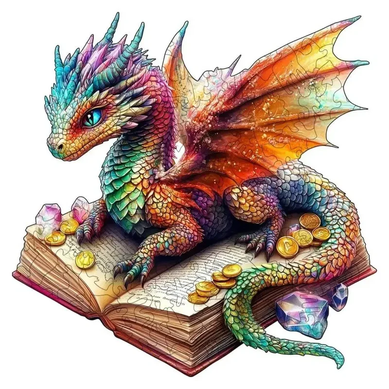 Puzzle Bois Dragon Magique – Dragonia™