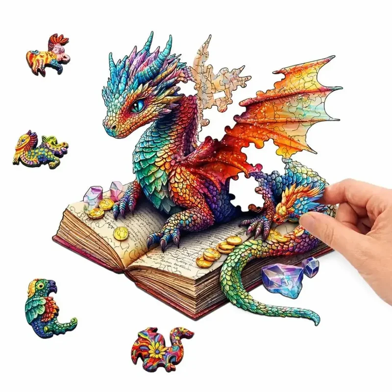 Puzzle Bois Dragon Magique – Dragonia™