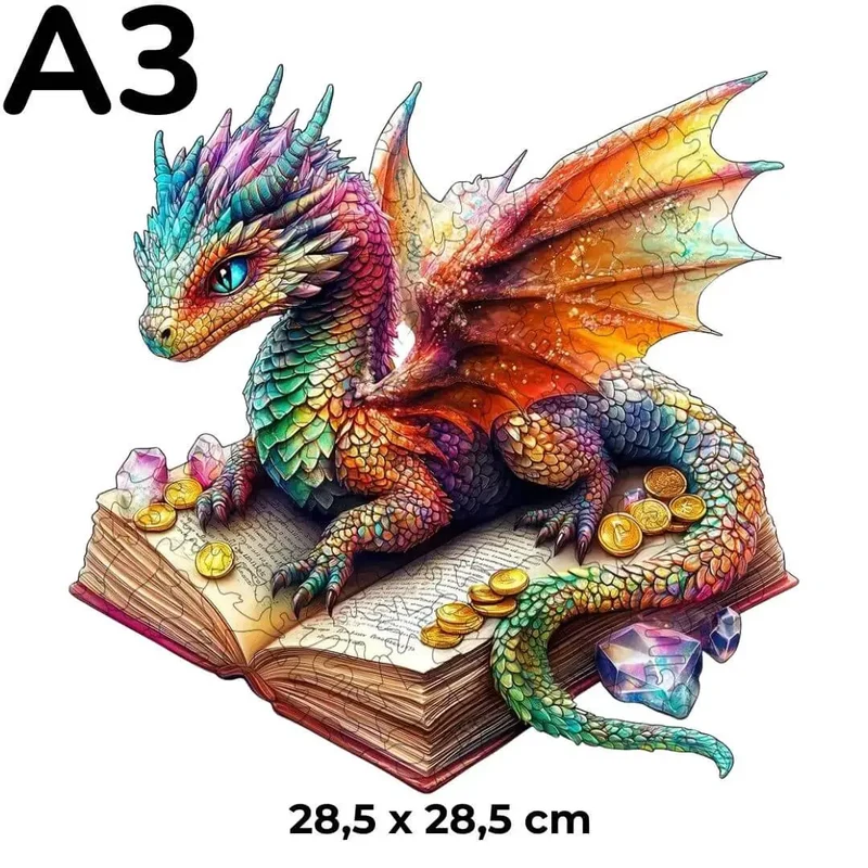 Puzzle Bois Dragon Magique – Dragonia™
