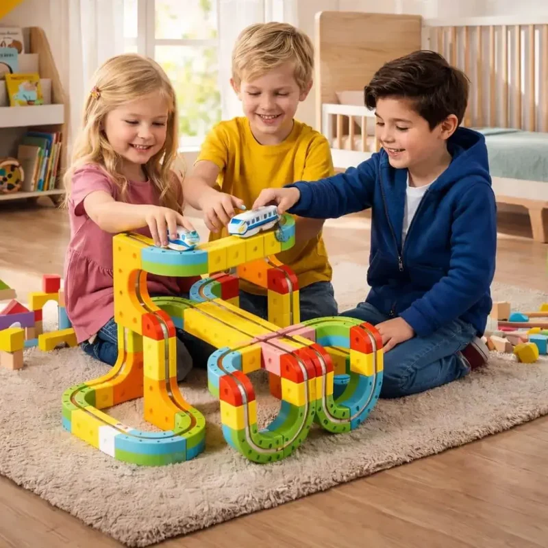 Train Électrique Rechargeable – Compatible CubeTrack™