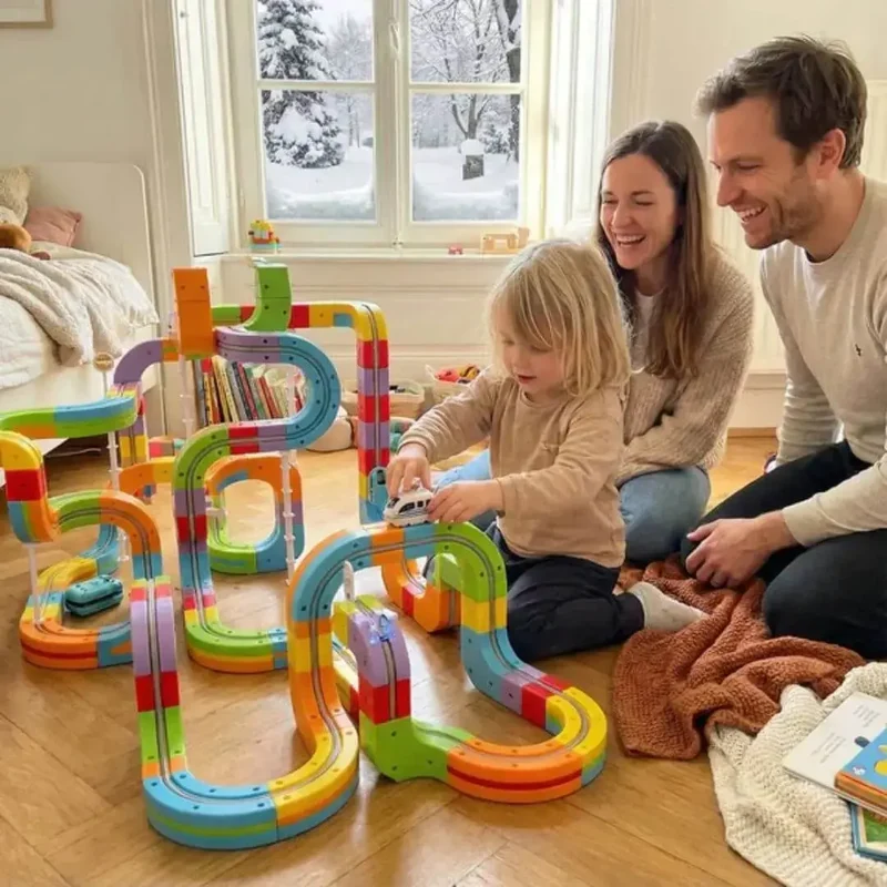 Train Électrique Rechargeable – Compatible CubeTrack™