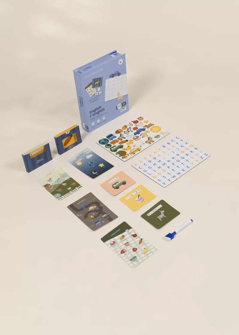 Magnetic English Learning Playset