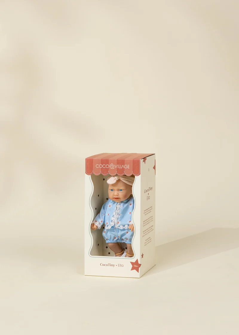 CocoTiny Ella – 10" (26 cm) Baby Play Doll