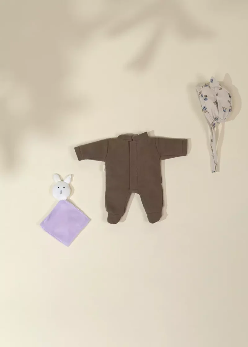 CocoTiny 10" (26 cm) Baby Play Doll Clothing Set – Cozy Onesie