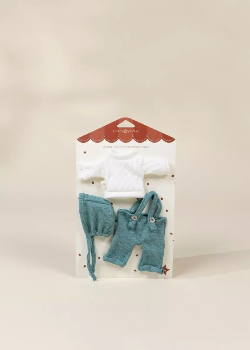 CocoTiny 10" (26 cm) Baby Play Doll Clothing Set – Cozy Knit