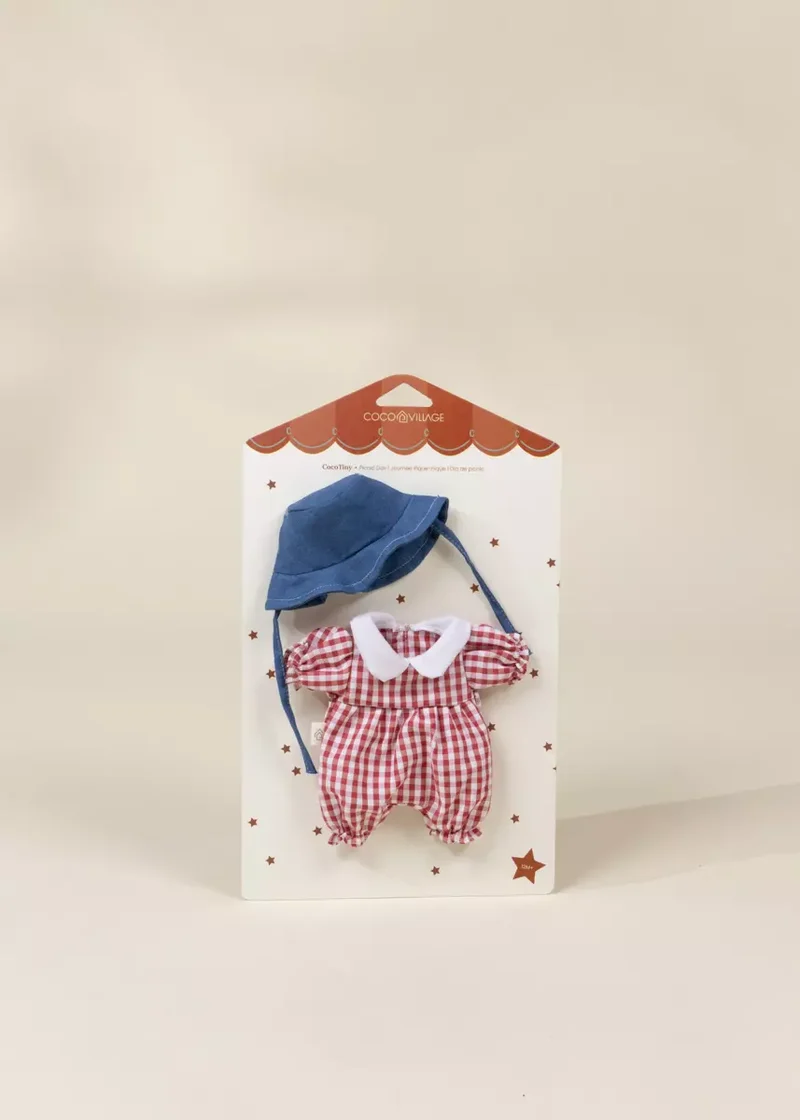 CocoTiny 10" (26 cm) Baby Play Doll Clothing Set – Picnic Day