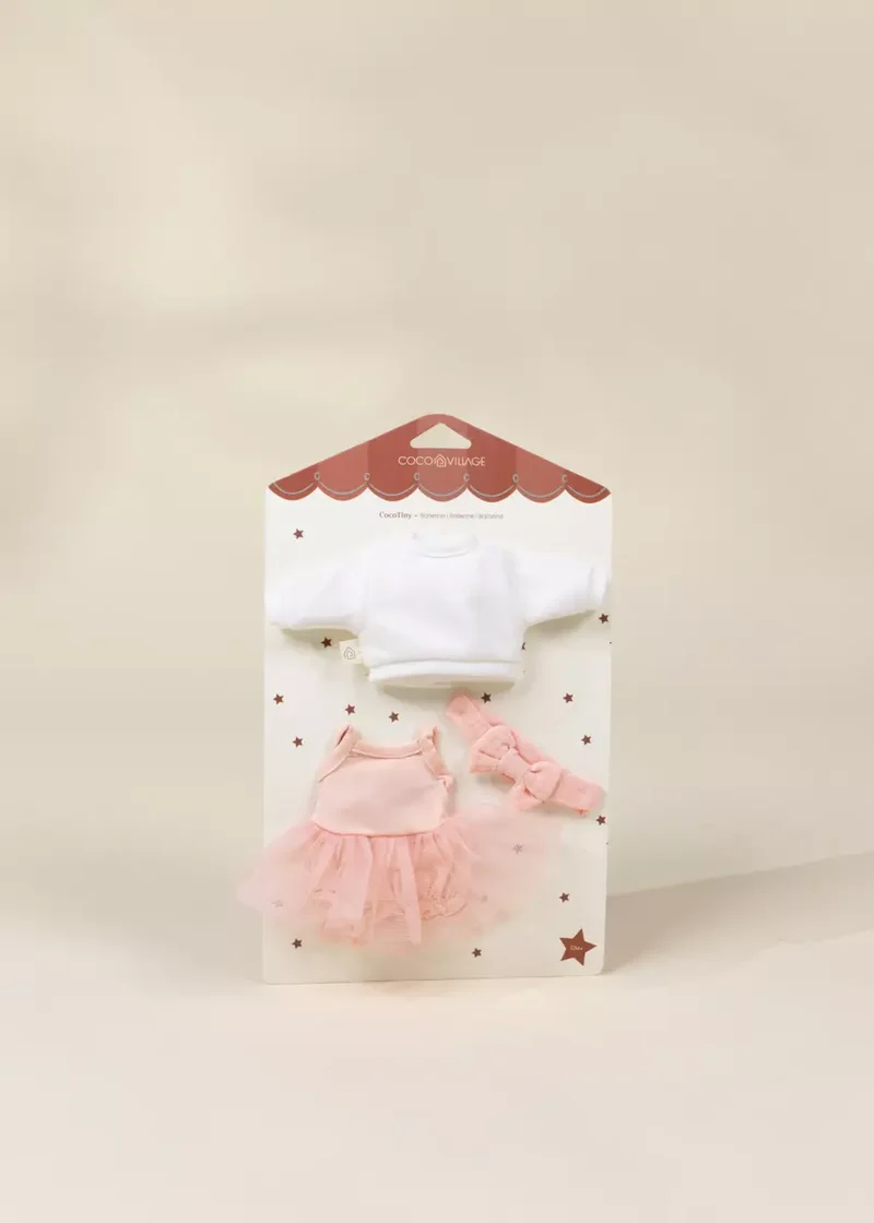 CocoTiny 10" (26 cm) Baby Play Doll Clothing Set – Ballerina