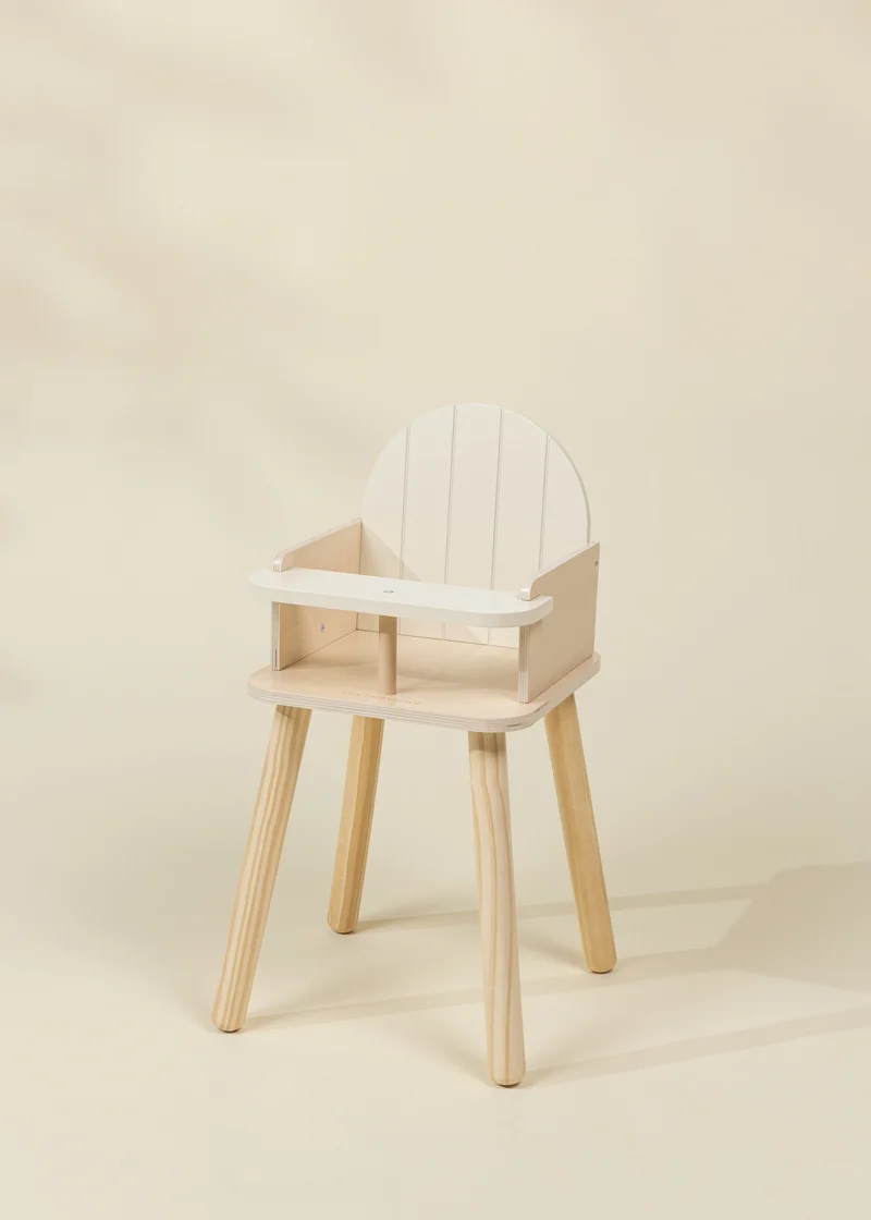Wooden Dolls’ High Chair