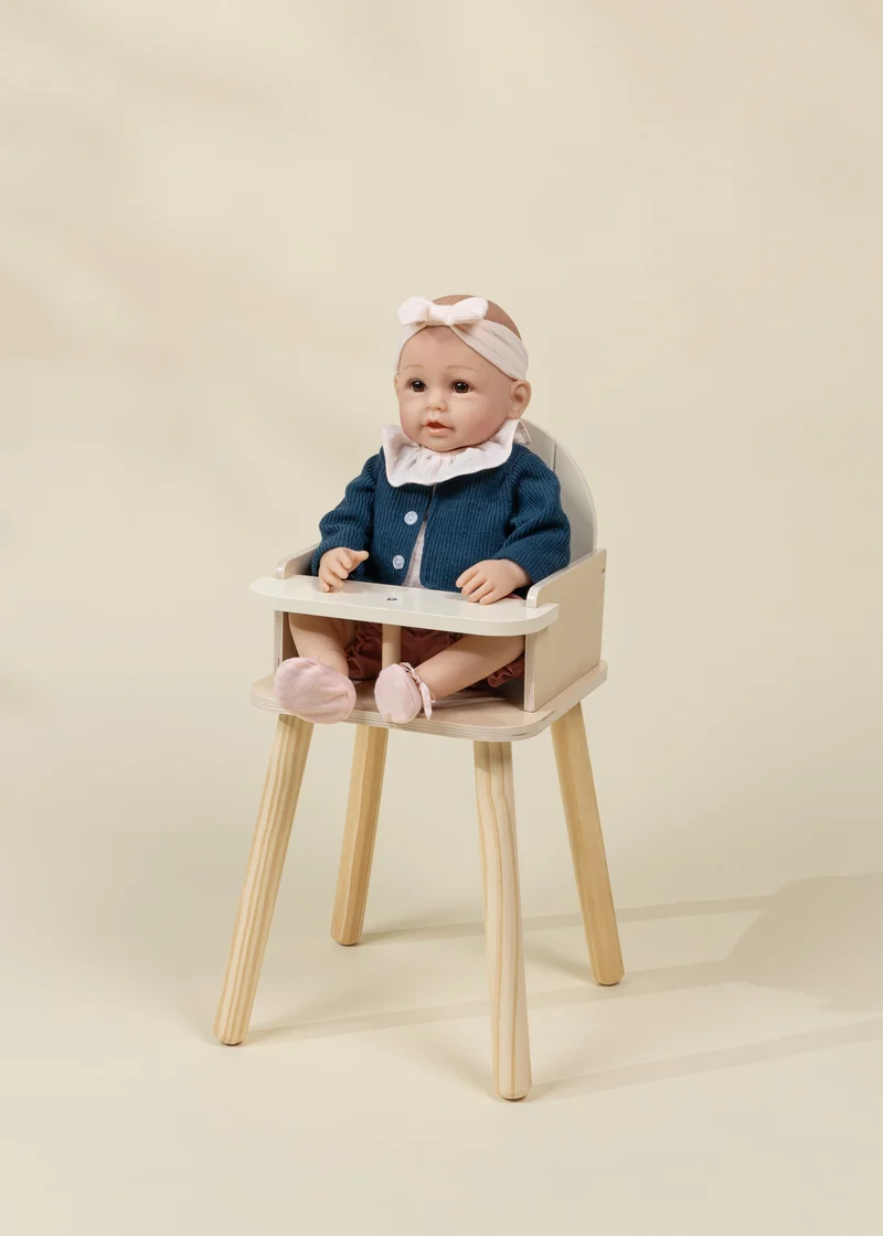 Wooden Dolls’ High Chair
