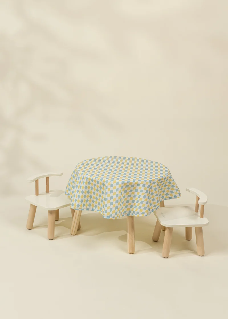 Wooden Dolls’ Table & Chairs Set