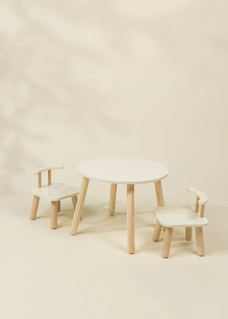 Wooden Dolls’ Table & Chairs Set