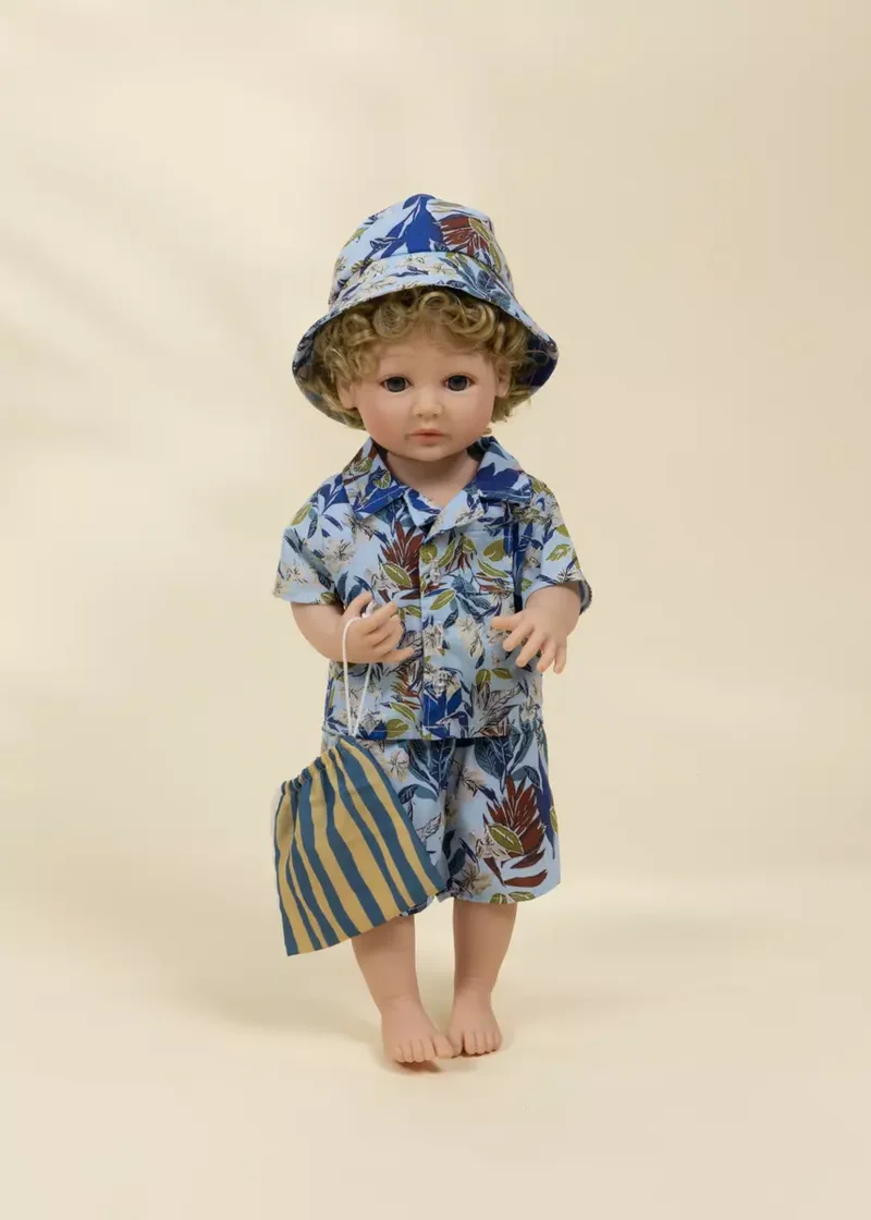 CocoFriends 22" (56 cm) Kids Play Doll Clothing Set – Beach Day