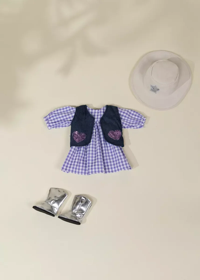 CocoFriends 22" (56 cm) Kids Play Doll Clothing Set – Cowgirl