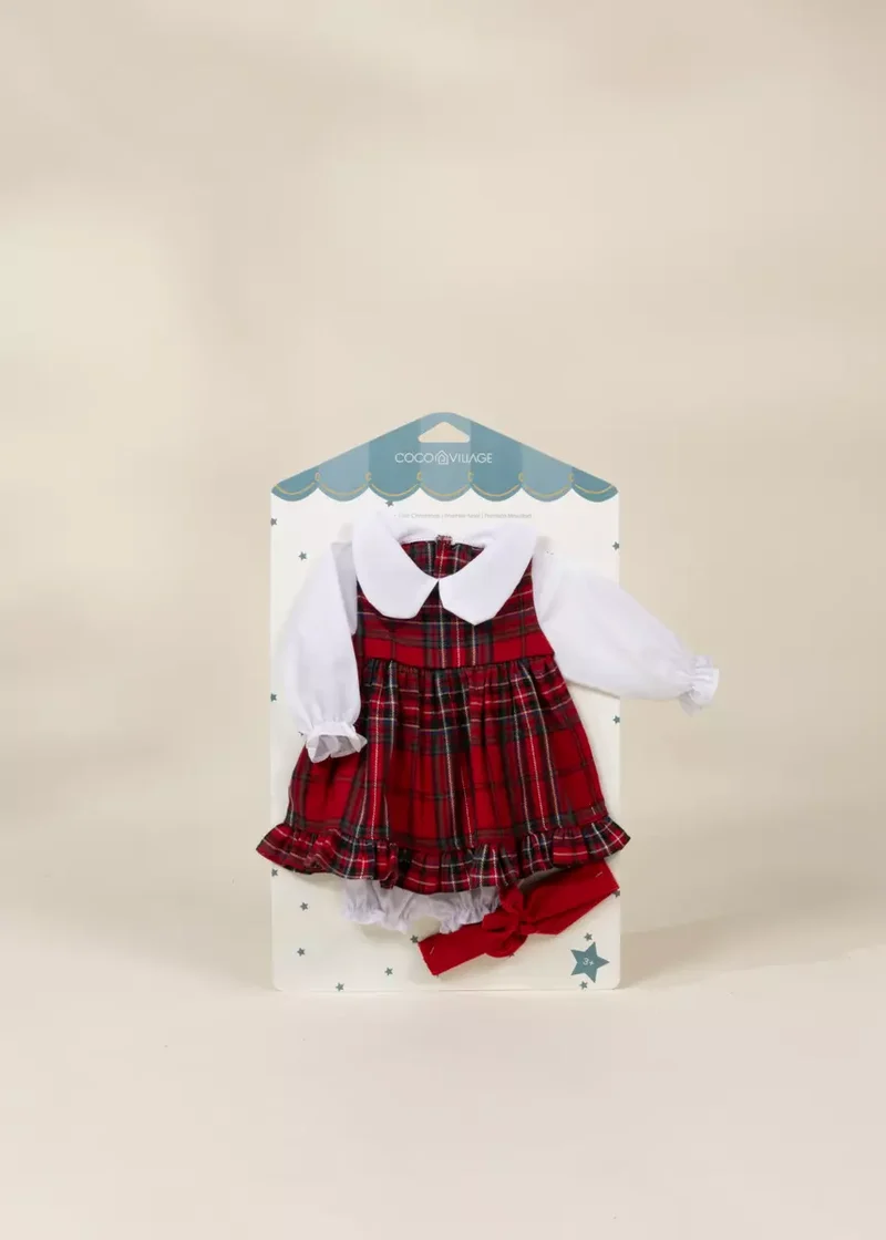 CocoBaby 18" (46 cm) Baby Play Doll Clothing Set – First Christmas