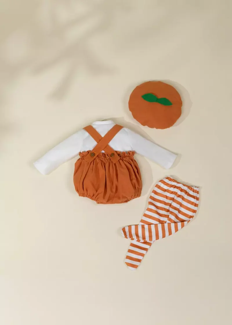 CocoBaby 18" (46 cm) Baby Play Doll Clothing Set – Little Pumpkin