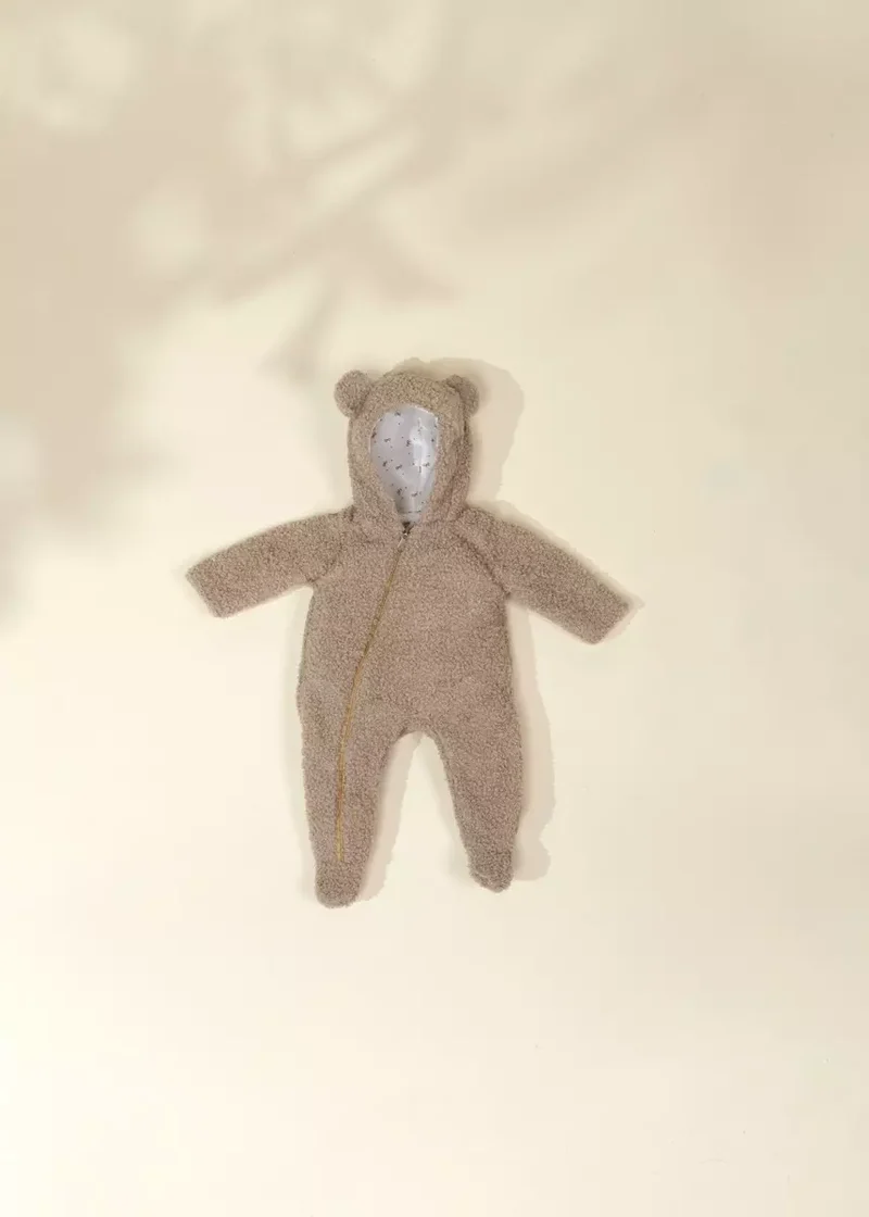 CocoBaby 18" (46 cm) Baby Play Doll Clothing Set – Teddy Bear Onesie