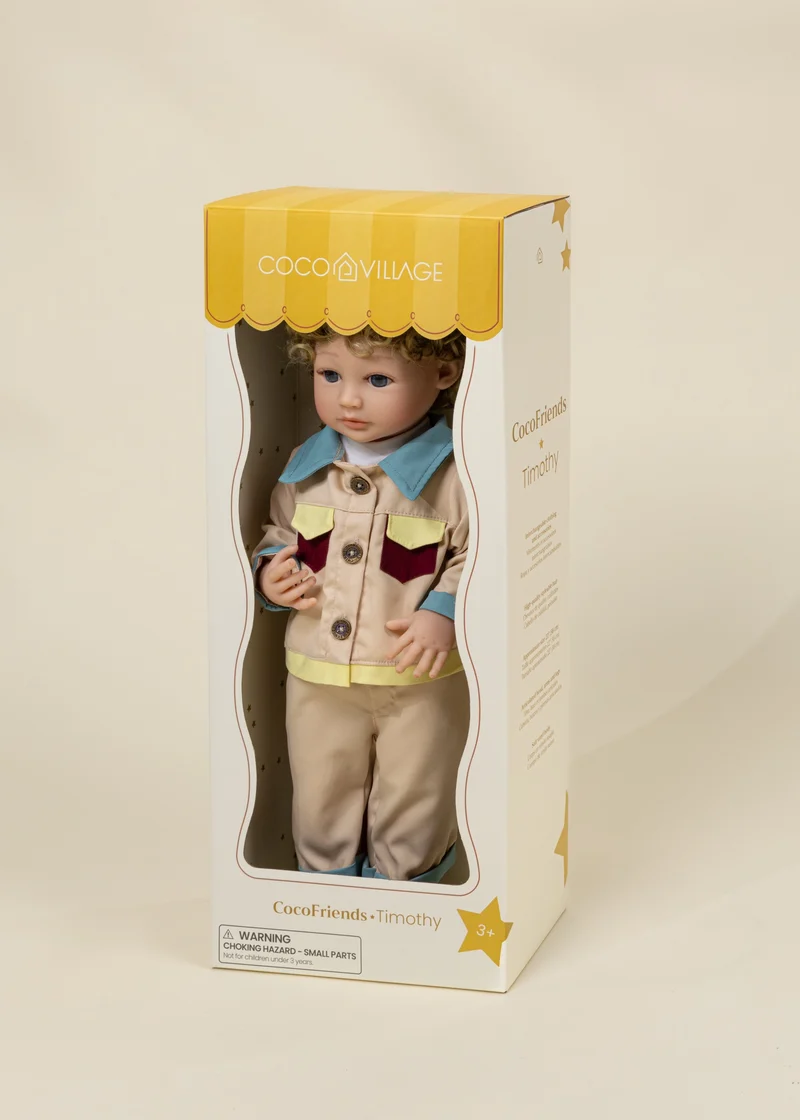 CocoFriends Timothy – 22" (56 cm) Kids Play Doll