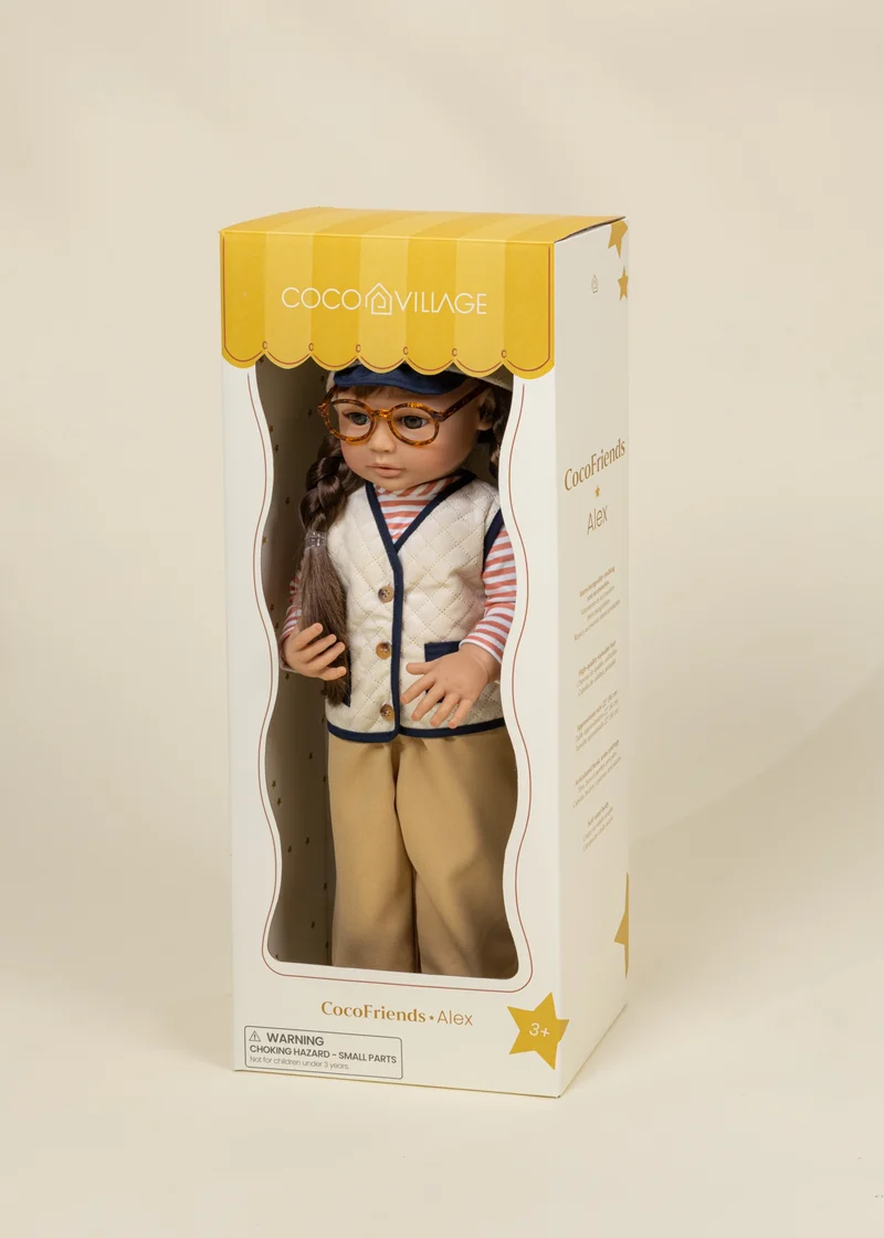 CocoFriends Alex – 22" (56 cm) Kids Play Doll