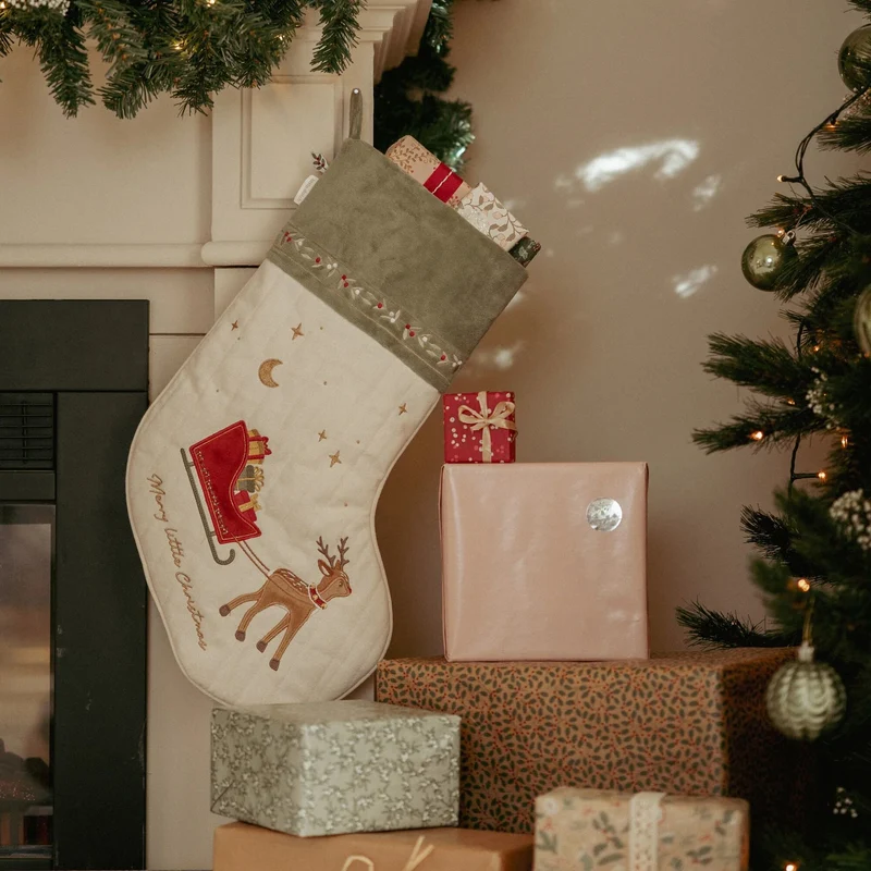 Kerstsok XL – Groen – Christmas