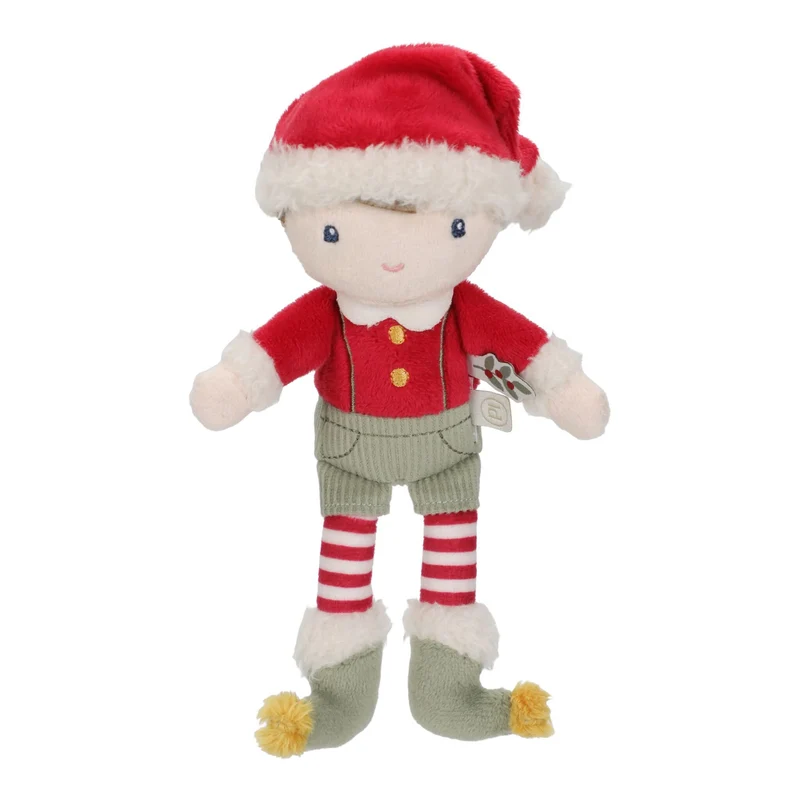 Kerstboek met knuffel Jim - Giftset - NL