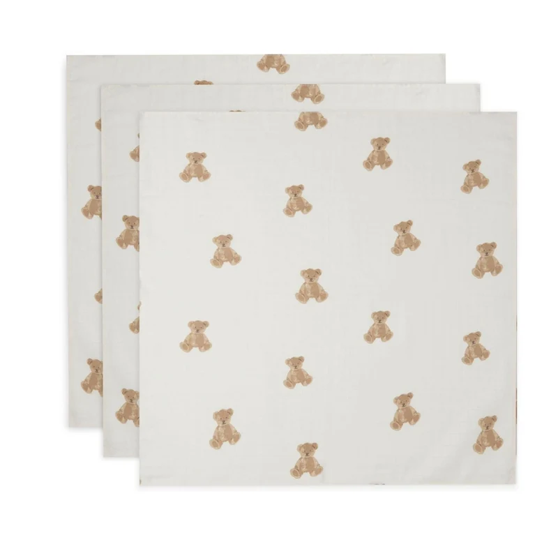 Lot de 3 langes Teddy Bear