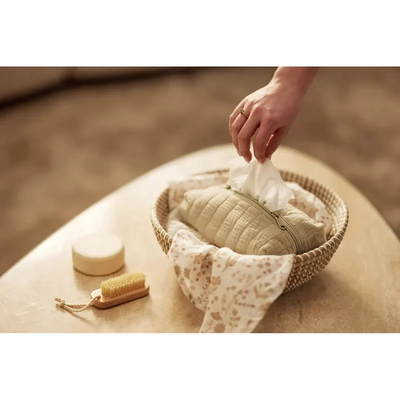 Pochette pour lingettes - olive green