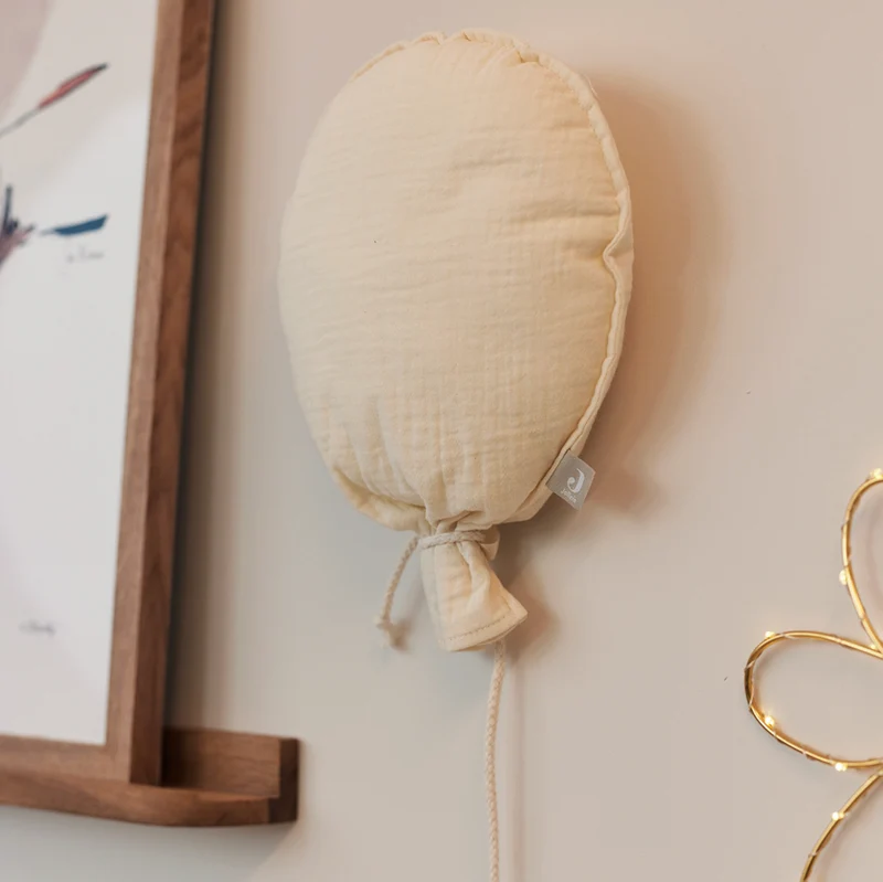 Ballon en tissu à accrocher - Ivoire