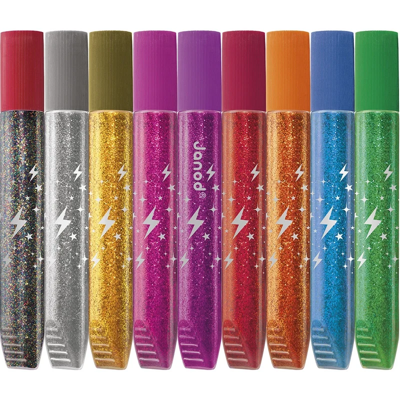 Janod - Colle à paillettes x 9 tubes - 3 ans+