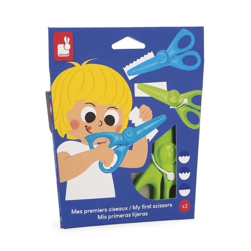 Janod - Mes premiers ciseaux x3 - 3 ans+
