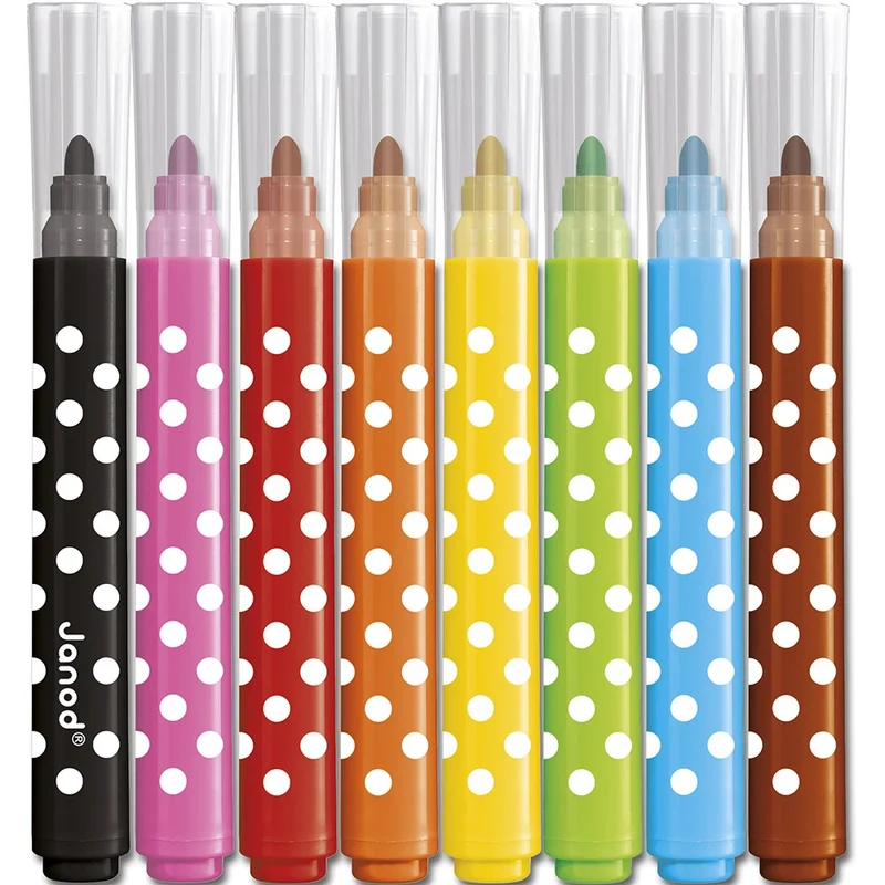 Janod - Feutres Jumbo x8 - 2 ans+