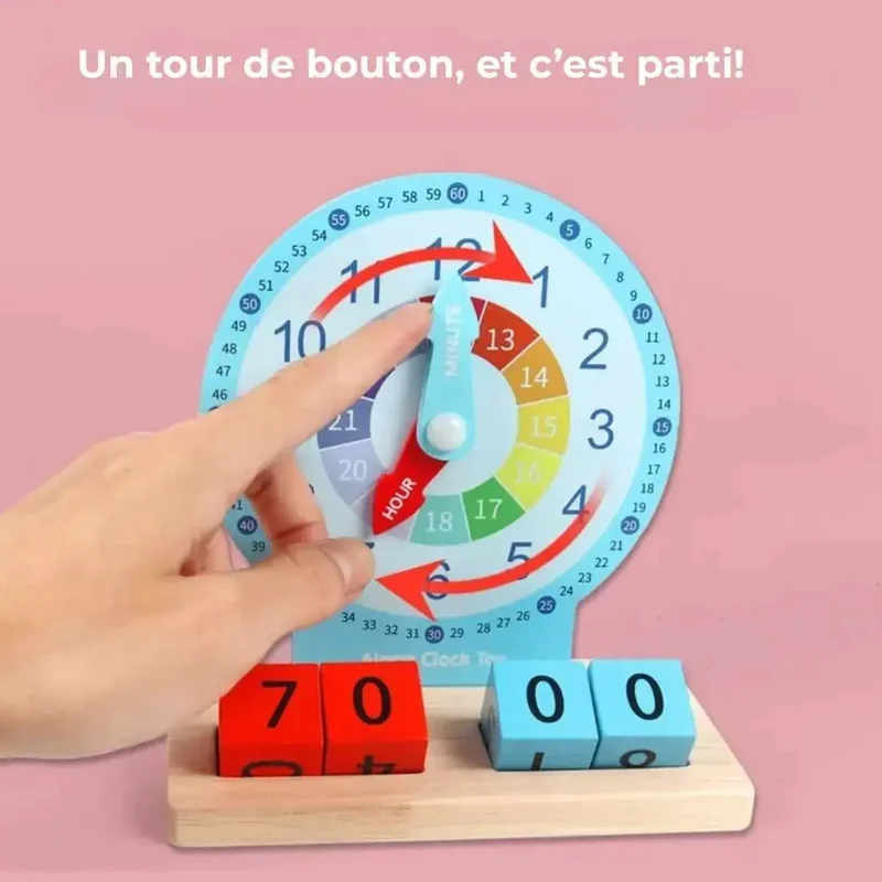Horloge Montessori Interactive - Alarm Clock Toy™