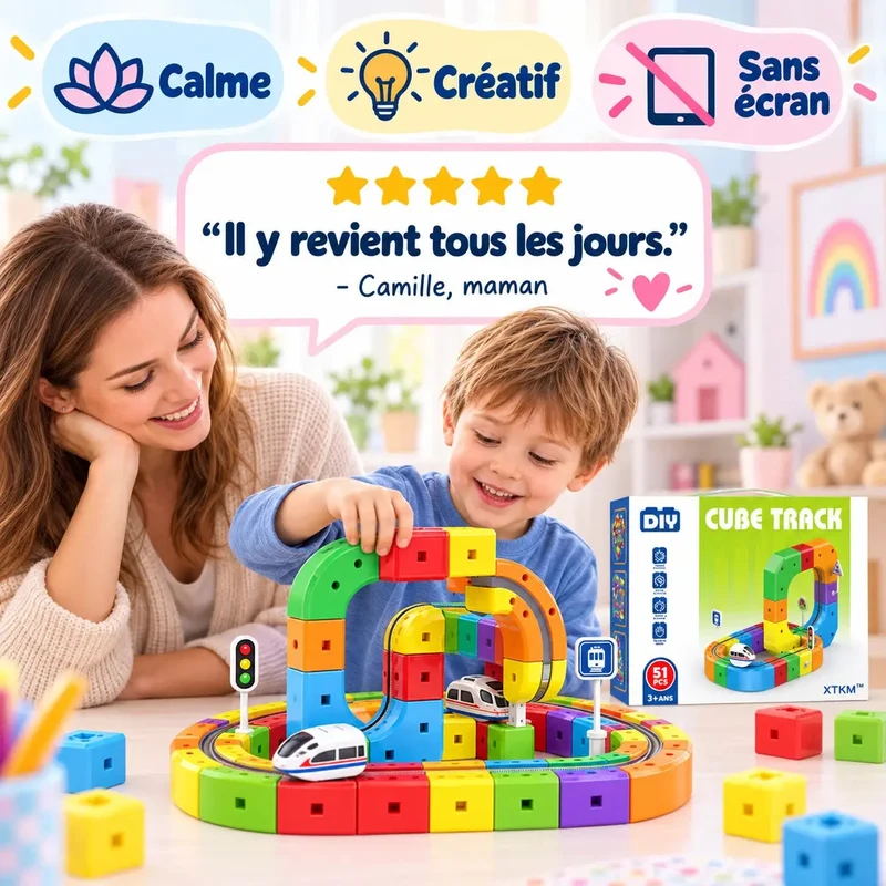 Circuit Train Enfant 3D Anti-Gravité – CubeTrack™