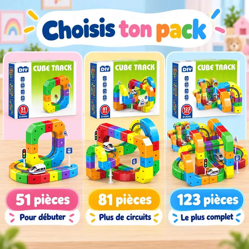 Circuit Train Enfant 3D Anti-Gravité – CubeTrack™