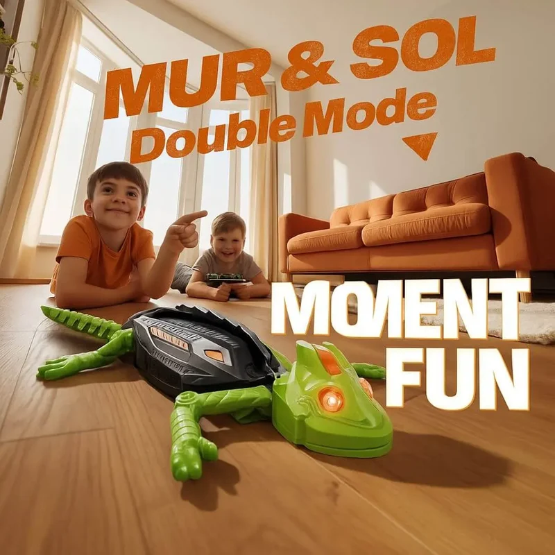 Lézard Télécommandé Grimper Mur – Wall Playground™