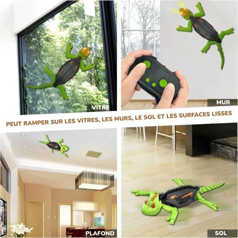 Lézard Télécommandé Grimper Mur – Wall Playground™