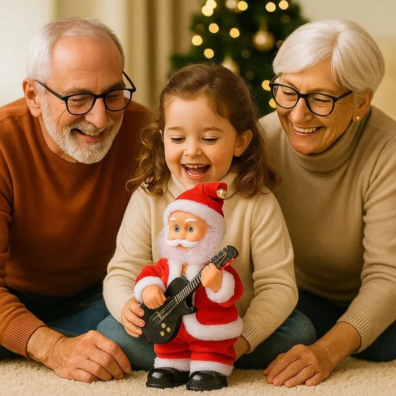 Père Noël Dansant Électrique – Merry Christmas™