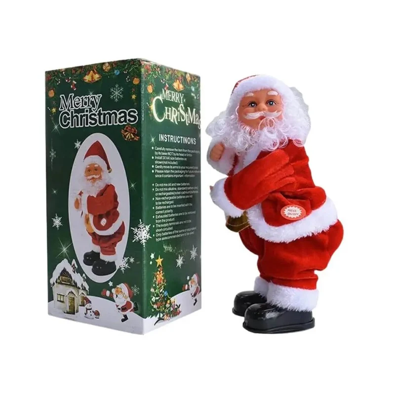Père Noël Dansant Électrique – Merry Christmas™