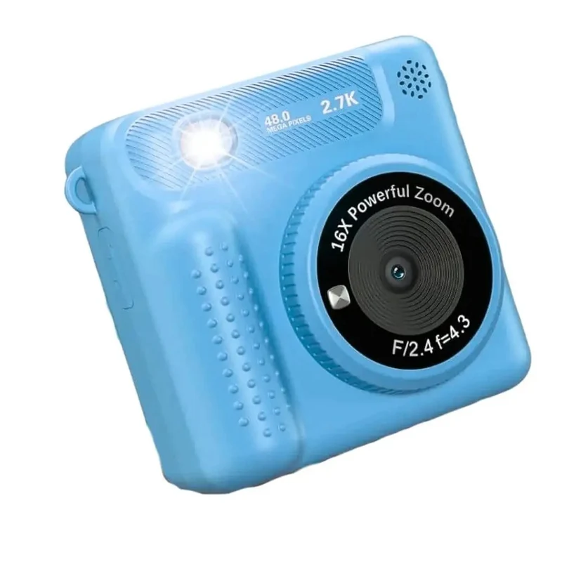 Appareil Photo Enfant – Impression Thermique – PixiPlay™ Bleu