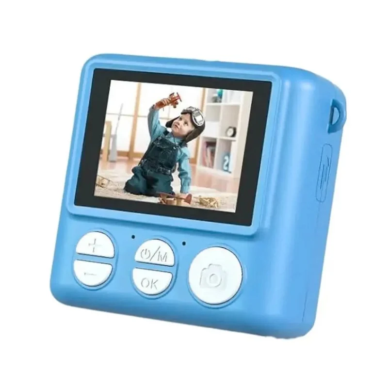 Appareil Photo Enfant – Impression Thermique – PixiPlay™ Bleu