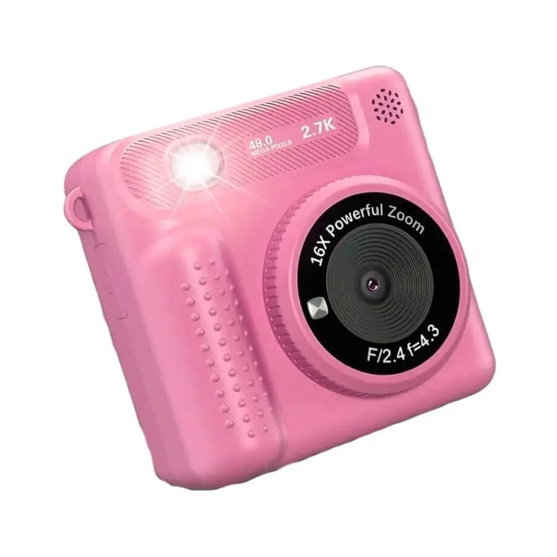Appareil Photo Enfant – Impression Thermique – PixiPlay™ Rose