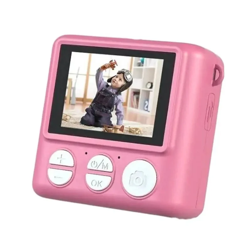 Appareil Photo Enfant – Impression Thermique – PixiPlay™ Rose